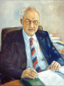 Portret Burgemeester Schneider 60x80 1989